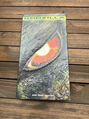 Godzilla VHS 1998 Matthew Broderickk Vintage